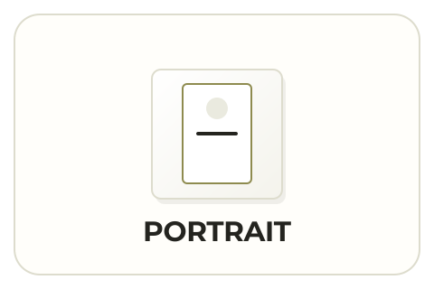 format portrait