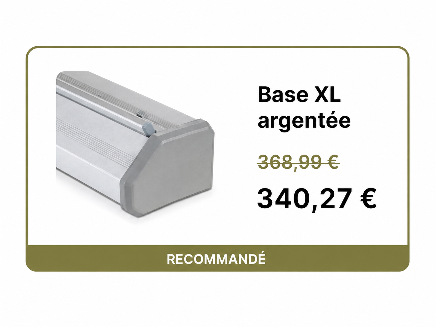 Base Xl argentée
