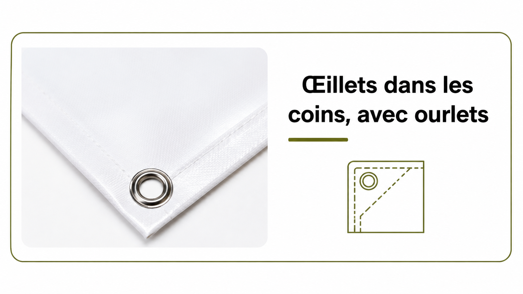 4 oeillets dans le scoins