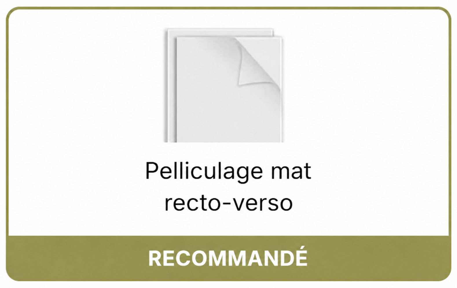 Pelliculage mat