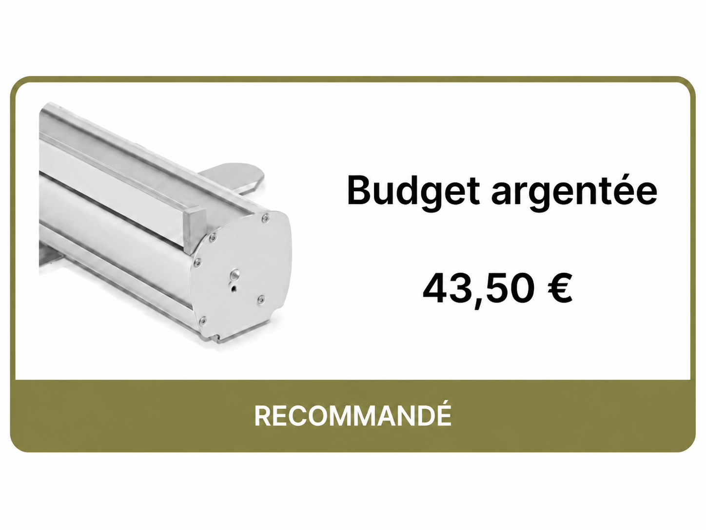 Budget argentée