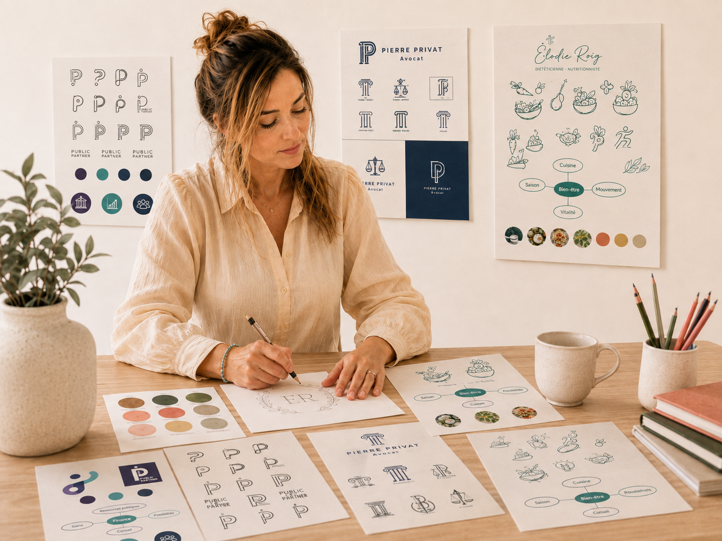Pauline, graphiste en Charente-Maritime