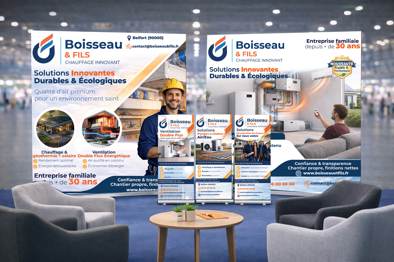 Supports salon Boisseau et Fils