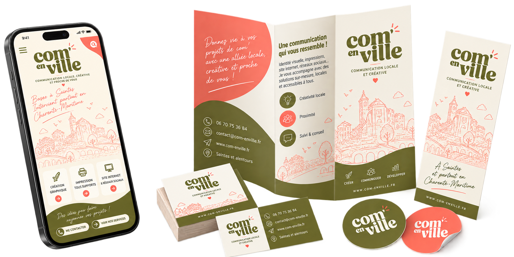 Pauline, graphiste en Charente-Maritime, conçoit vos supports imprimés