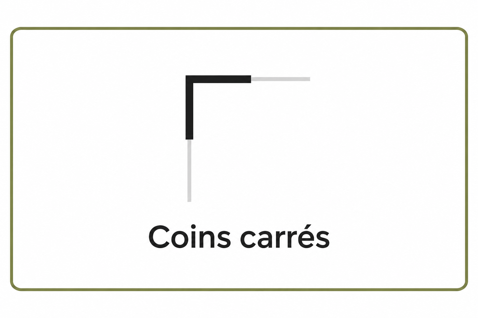 Coins carrés