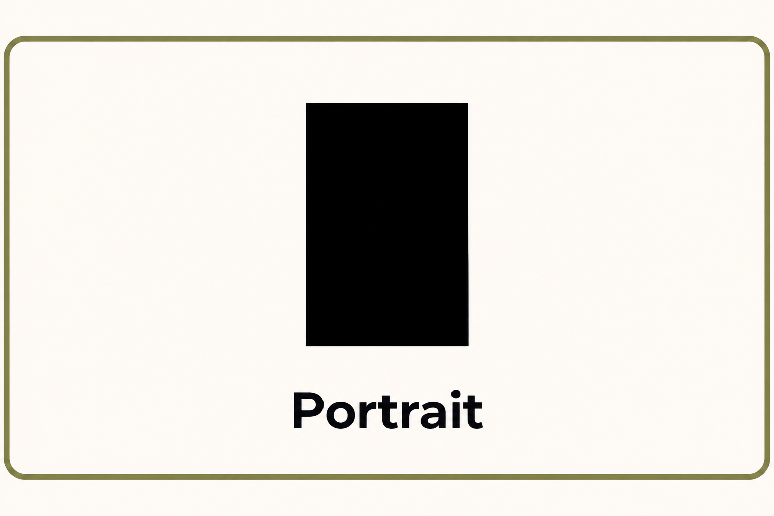 format portrait