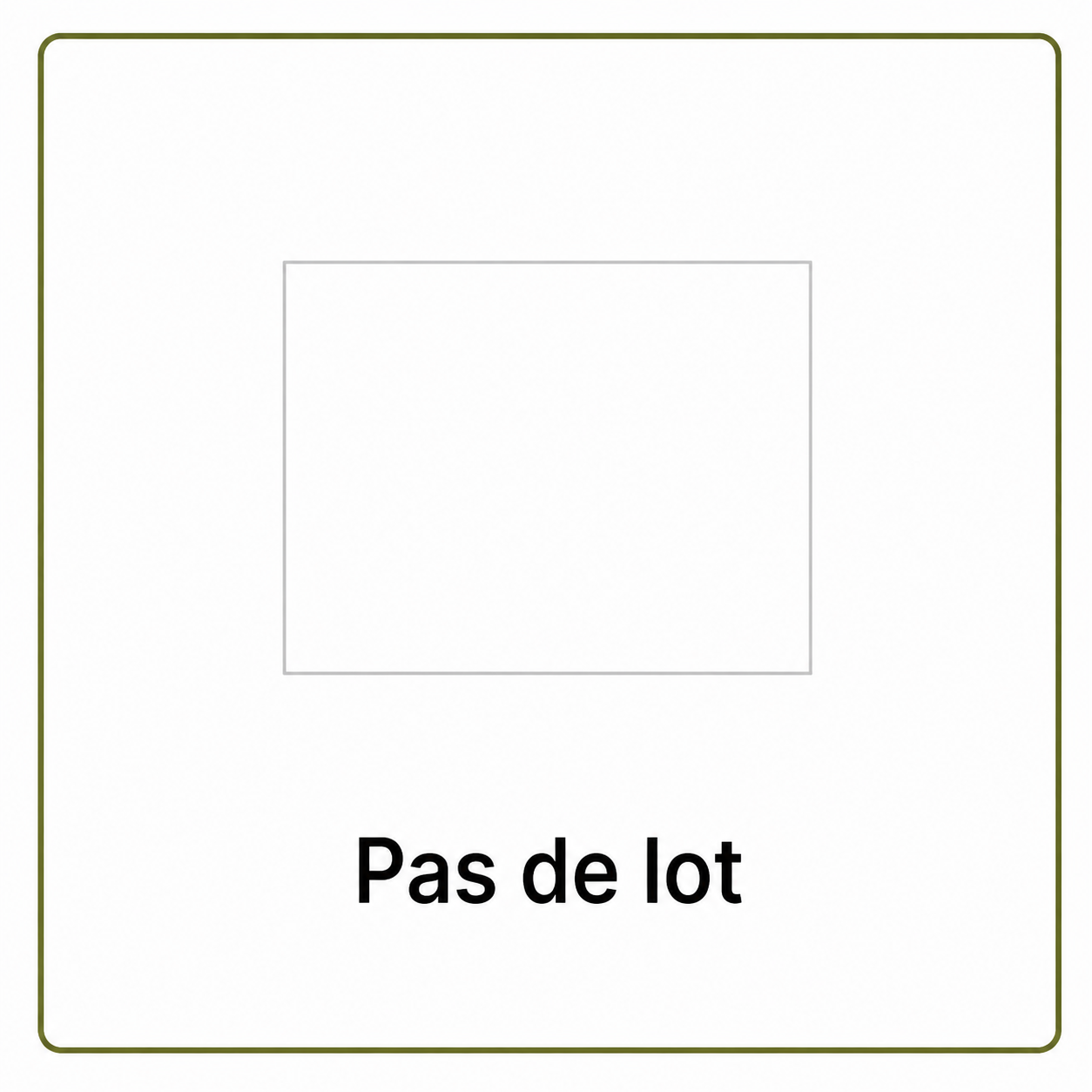 pas de lot