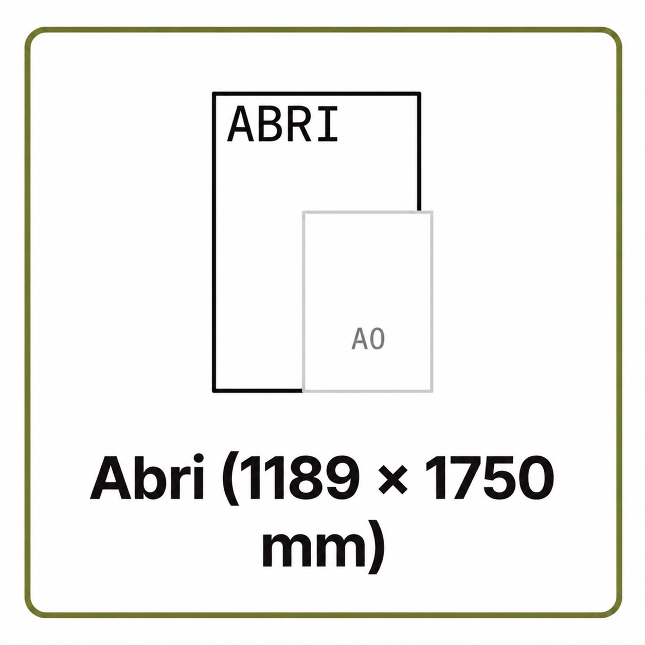Abri 1189 x 1750 mm