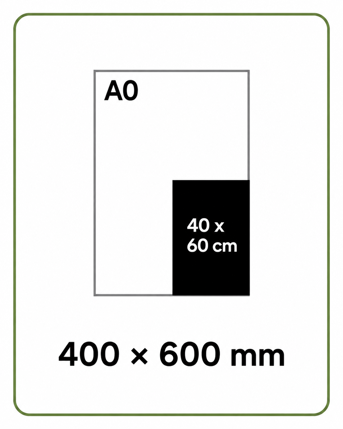 400 x 600 mm