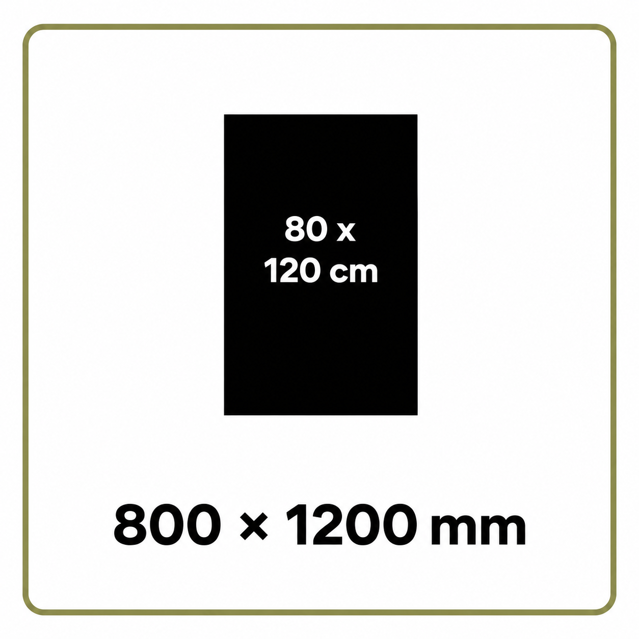 800 x 1200 mm