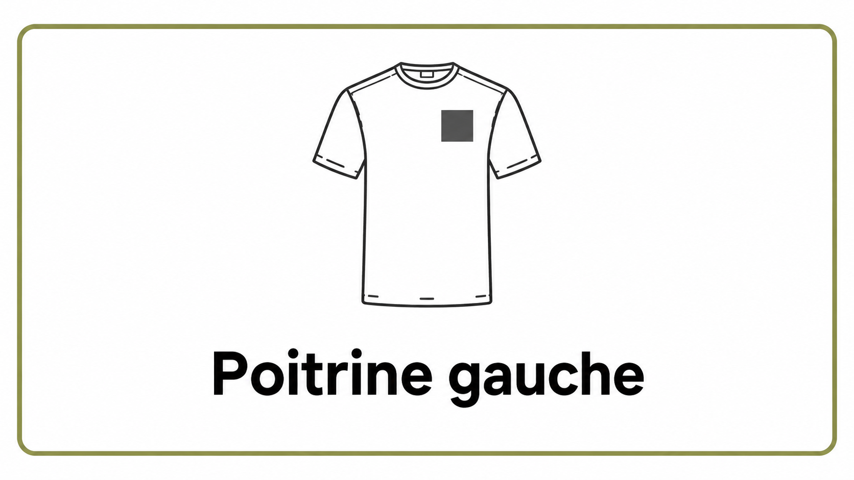 Poitrine gauche